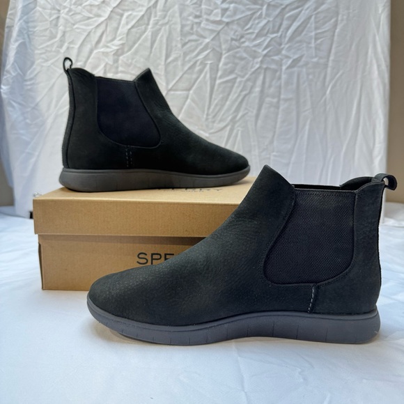 Sperry Black Chelsea Boots Women Sz 10 NIB - Picture 4 of 13